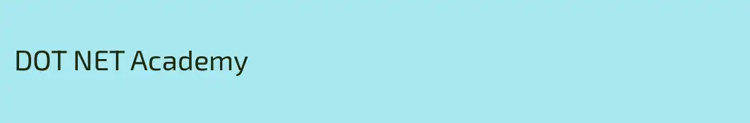 DOT NET Academy